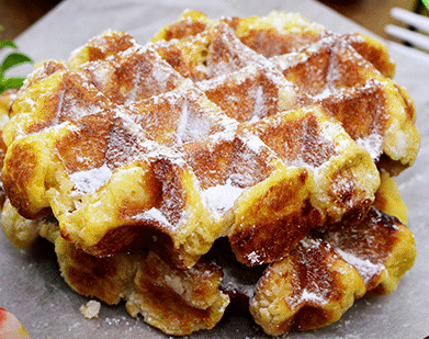 BELGIAN SUGAR WAFFLES